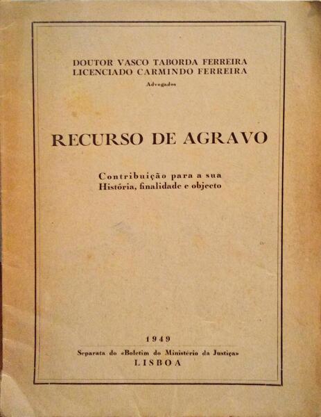 RECURSO DE AGRAVO.