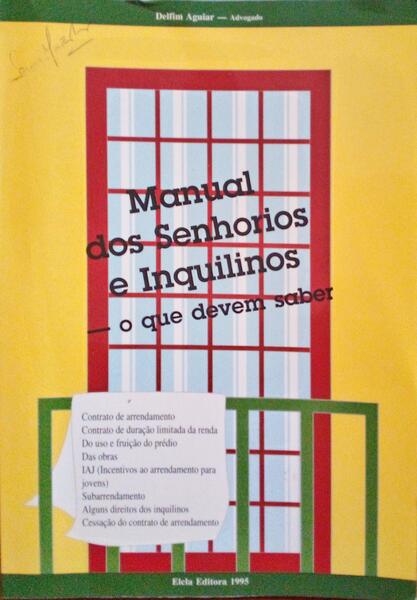 MANUAL DOS SENHORIOS E INQUILINOS.