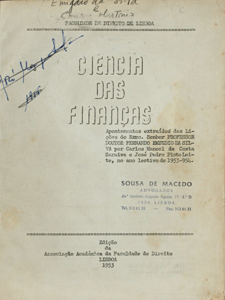 CIÃŠNCIA DAS FINANÃ‡AS.