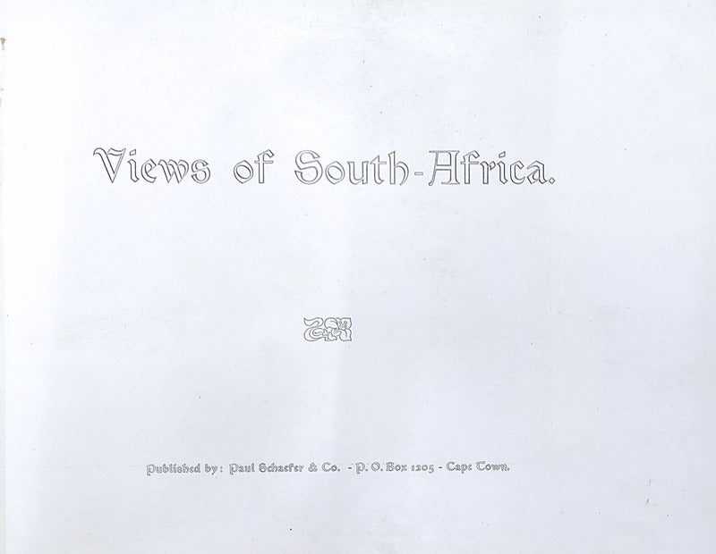 VIEWS OF SOUTH AFRICA [ALBUM DE FOTOGRAFIAS].