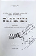 PROJECTO DE UM CÃ“DIGO DE INQUILINATO URBANO.