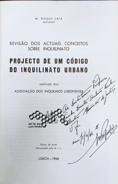 PROJECTO DE UM CÃ“DIGO DE INQUILINATO URBANO.