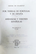 POR TIERRAS DE PORTUGAL Y DE ESPAÃ‘A, ANDANZAS Y VISIONES ESPAÃ‘OLAS.
