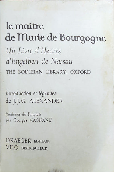LIVRE D'HEURES D'ENGELBERT DE NASSAU.