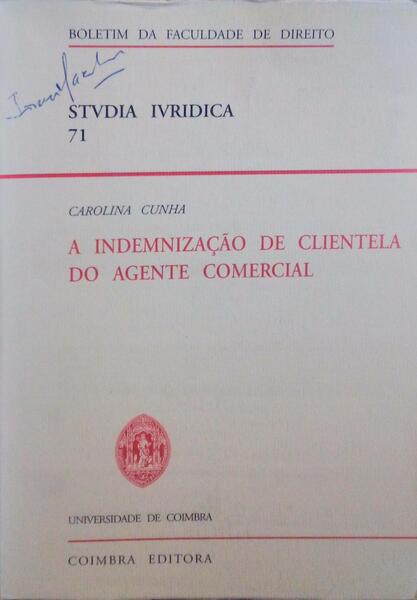 A INDEMNIZAÃ‡ÃƒO DE CLIENTELA DO AGENTE COMERCIAL.