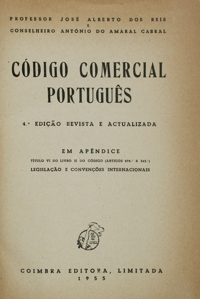 CÃ“DIGO COMERCIAL PORTUGUÃŠS. [4.Âª EDIÃ‡ÃƒO]