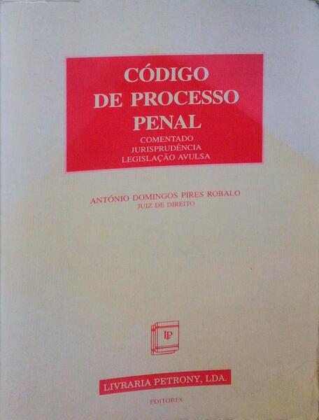 CÃ“DIGO DE PROCESSO PENAL.