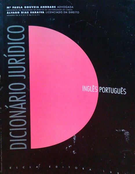 DICIONÃRIO JURÃDICO INGLÃŠS-PORTUGUÃŠS.
