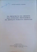 DA PRESCRIÃ‡ÃƒO DE CRÃ‰DITOS DAS ENTIDADES PRESTADORAS DE SERVIÃ‡OS PÃšBLICOS ESSENCIAIS.