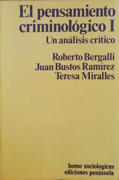 EL PENSAMIENTO CRIMINOLÃ“GICO I,II.