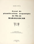ESSAI DE PLANIFICATION ORGANIQUE DE I'LLE DE MADAGASCAR.