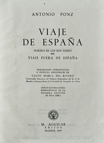 VIAJE DE ESPAÃ‘A.