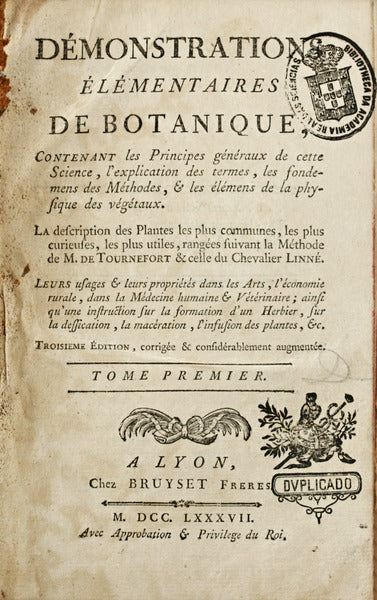 DÃ‰MONSTRATIONS Ã‰LÃ‰MENTAIRES DE BOTANIQUE.