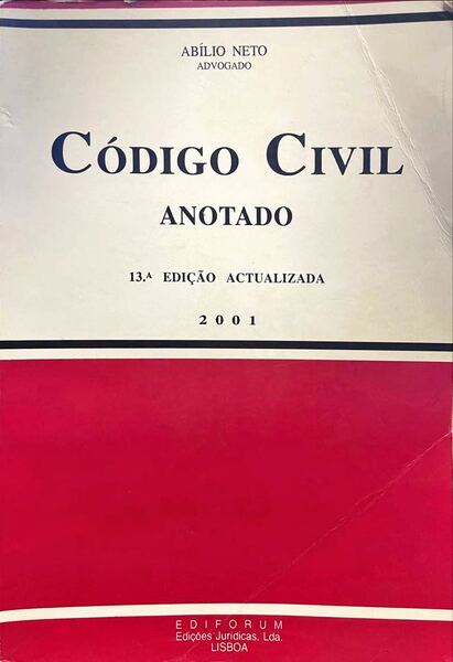 CÃ“DIGO CIVIL ANOTADO. [13.Âª EDIÃ‡ÃƒO]