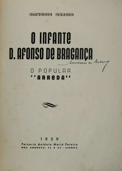 O INFANTE D. AFONSO DE BRAGANÃ‡A.
