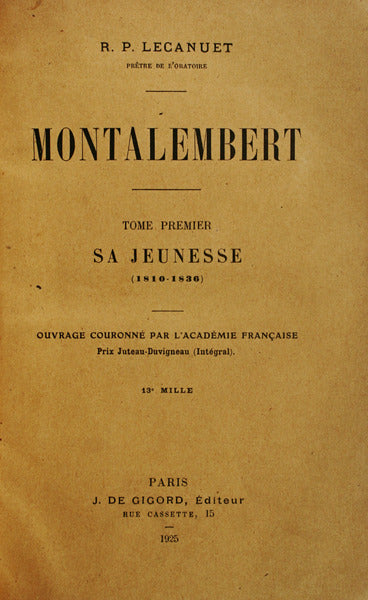 MONTALEMBERT.