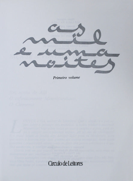 MIL (AS) E UMA NOITES. [6 VOLUMES]