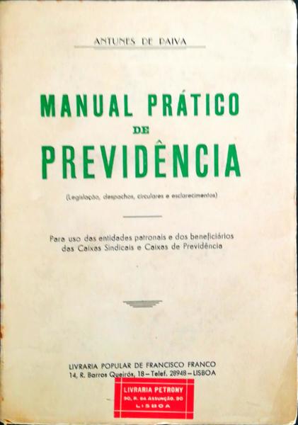 MANUAL PRÃTICO DE PREVIDÃŠNCIA.