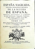 ESPAÃ‘A SAGRADA. THEATRO GEOGRAPHICO-HISTORICO DE LA IGLESIA DE ESPAÃ‘A. [FAC-SIMILE]