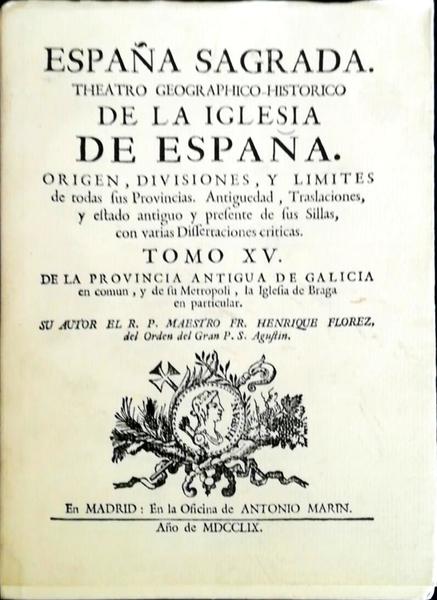 ESPAÃ‘A SAGRADA. THEATRO GEOGRAPHICO-HISTORICO DE LA IGLESIA DE ESPAÃ‘A. [FAC-SIMILE]