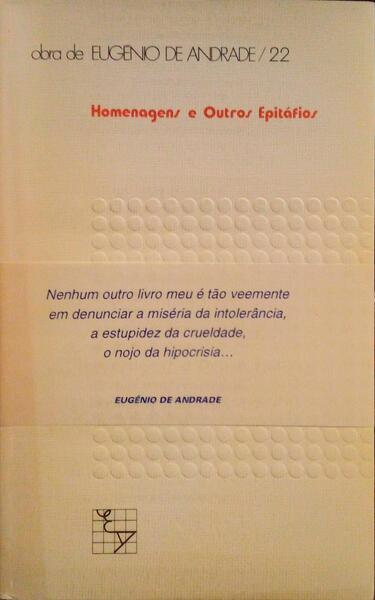 HOMENAGENS E OUTROS EPITÃFIOS.