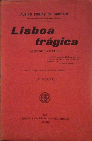 LISBOA TRÃGICA. [17.Âº MILHAR]
