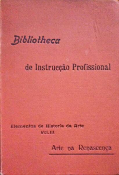 ELEMENTOS DE HISTÃ“RIA DA ARTE. VOL. III