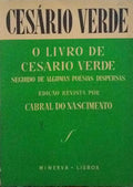 O LIVRO DE CESÃRIO VERDE. [MINERVA - 1952]