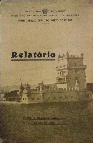RELATÃ“RIO CONTAS E ELEMENTOS ESTATÃSTICOS DO ANO 1936: