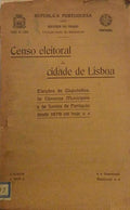 CENSO ELEITORAL DA CIDADE DE LISBOA.