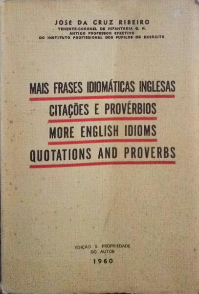 FRASES IDIOMÃTICAS INGLESAS.