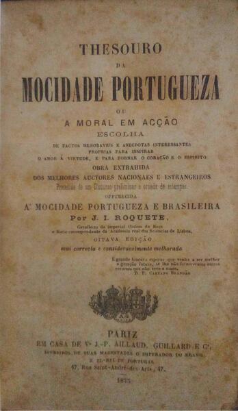 THESOURO DA MOCIDADE PORTUGUEZA.