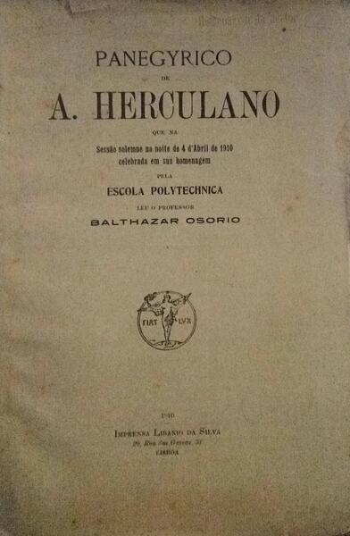 PANEGYRICO DE A. HERCULANO.