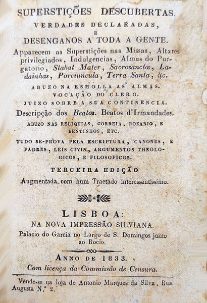 SUPERSTIÃ‡Ã•ES DESCUBERTAS.