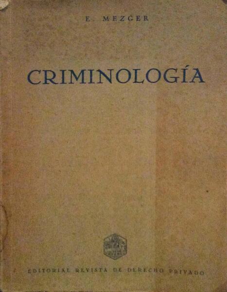 CRIMINOLOGÃA.