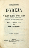 MYSTERIOS DA EGREJA. [2 vols.]