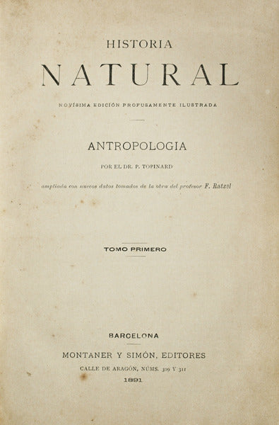 HISTORIA NATURAL. [7 VOLS.]