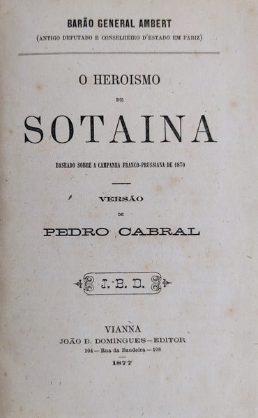 O HEROISMO DE SOTAINA.