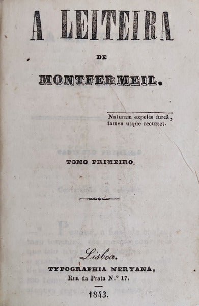 A LEITEIRA DE MONTFERMEIL. [2 VOLS.]