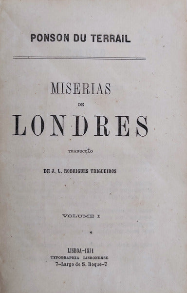 MISERIAS DE LONDRES. [3 VOLS.]