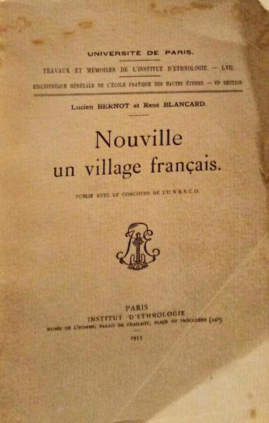 NOUVILLE UN VILLAGE FRANÃ‡AIS.