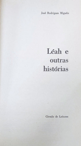 LÃ‰AH E OUTRAS HISTÃ“RIAS.
