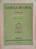 GARCIA DE ORTA, REVISTA DA JUNTA DE INVESTIGAÃ‡Ã•ES DO ULTRAMAR, SÃ‰RIE DE ZOOLOGIA, VOL. 06, N.Âº 01 - 1977.