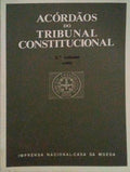 ACÃ“RDÃƒOS DO TRIBUNAL CONSTITUCIONAL, 3.Âº VOLUME, 1984.