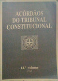 ACÃ“RDÃƒOS DO TRIBUNAL CONSTITUCIONAL, 14.Âº VOLUME, 1989.