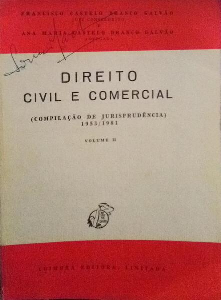DIREITO CIVIL E COMERCIAL. [VOL. II]