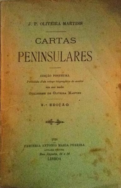 CARTAS PENINSULARES. [2.Âª EDIÃ‡ÃƒO]