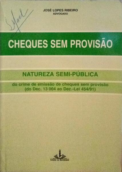 CHEQUES SEM PROVISÃƒO.
