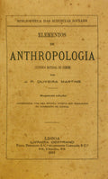 ELEMENTOS DE ANTHROPOLOGIA. [2.Âª EDIÃ‡ÃƒO]