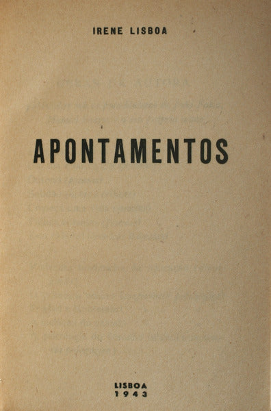 APONTAMENTOS. [ENC.]